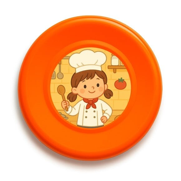 Disco de Arremesso Frisbee Mini Chefe Menina