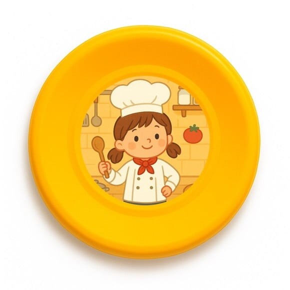 Disco de Arremesso Frisbee Mini Chefe Menina