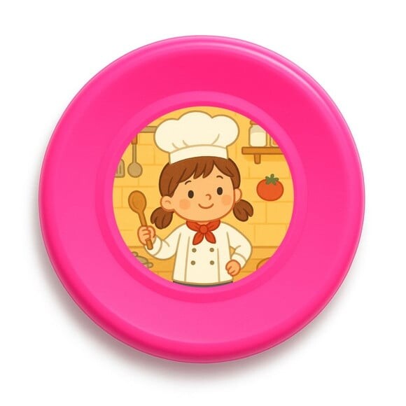 Disco de Arremesso Frisbee Mini Chefe Menina