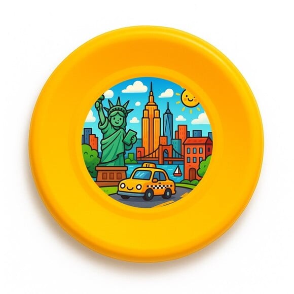 Disco de Arremesso Frisbee Nova York