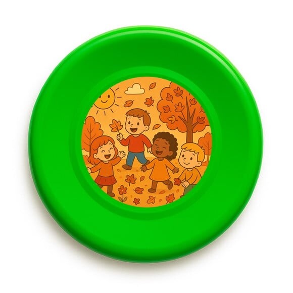 Disco de Arremesso Frisbee Outono Divertido