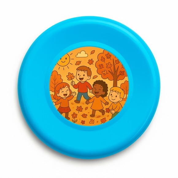 Disco de Arremesso Frisbee Outono Divertido