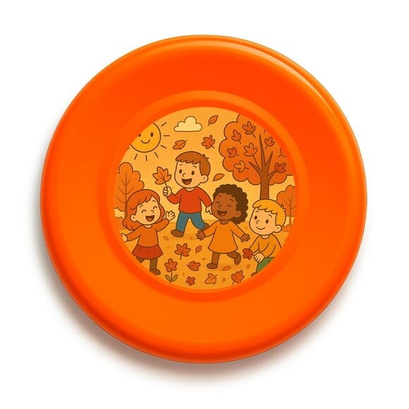 Disco de Arremesso Frisbee Outono Divertido
