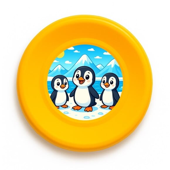 Disco de Arremesso Frisbee Pinguins