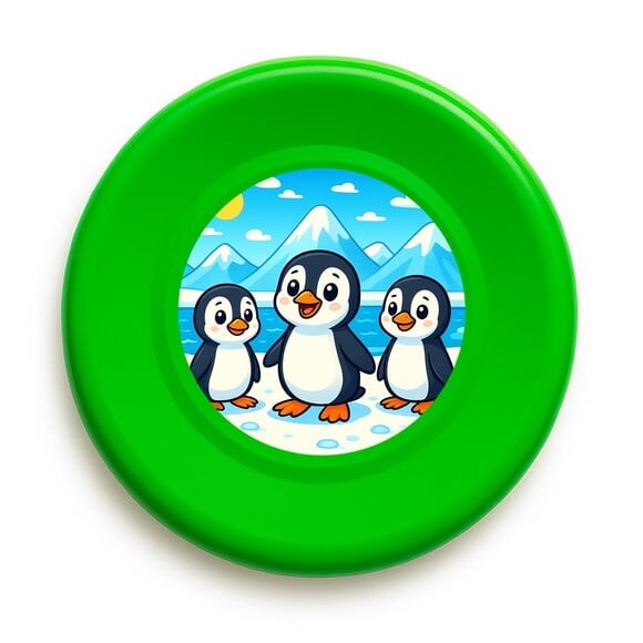 Disco de Arremesso Frisbee Pinguins