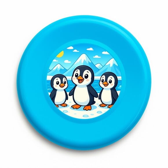 Disco de Arremesso Frisbee Pinguins
