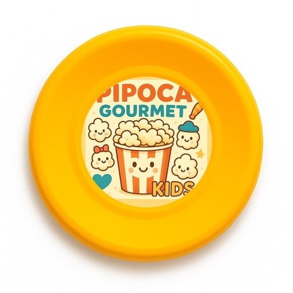 Disco de Arremesso Frisbee Pipoca Gourmet Kids