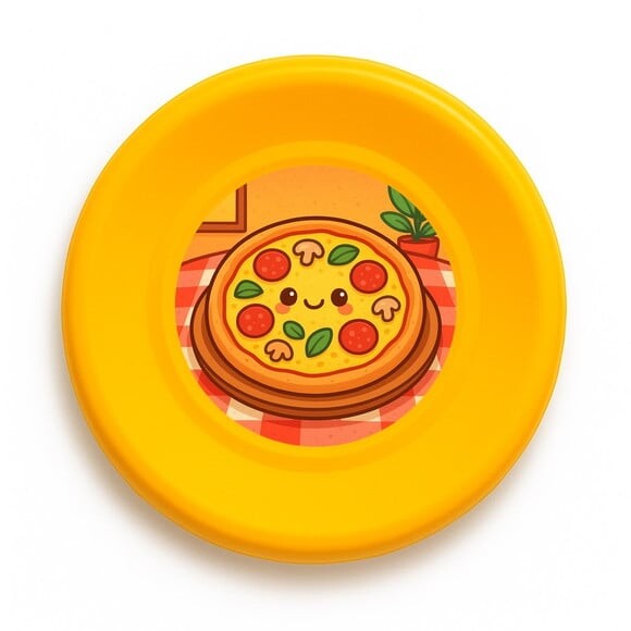 Disco de Arremesso Frisbee Pizza Divertida