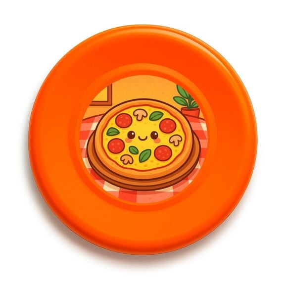 Disco de Arremesso Frisbee Pizza Divertida