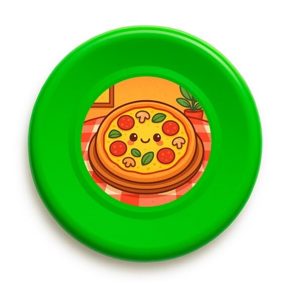 Disco de Arremesso Frisbee Pizza Divertida