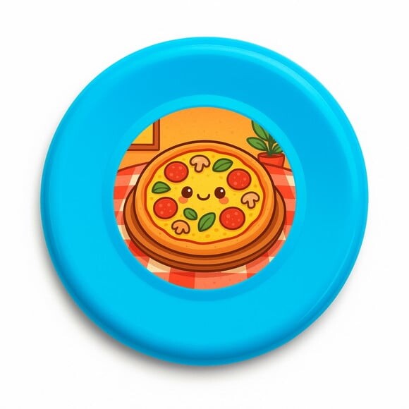 Disco de Arremesso Frisbee Pizza Divertida
