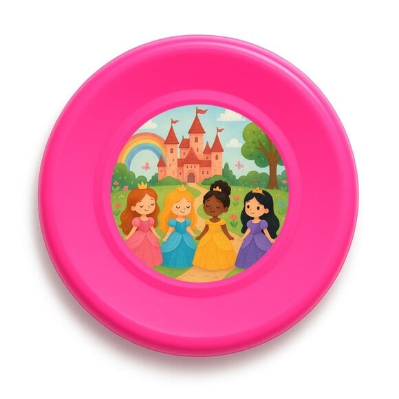 Disco de Arremesso Frisbee Princesas Encantadas