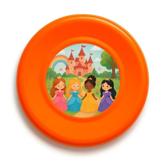 Disco de Arremesso Frisbee Princesas Encantadas