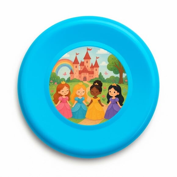 Disco de Arremesso Frisbee Princesas Encantadas
