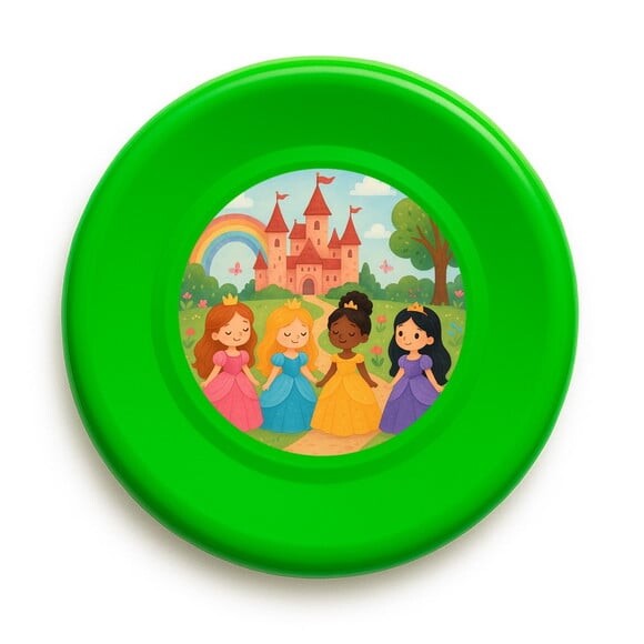 Disco de Arremesso Frisbee Princesas Encantadas