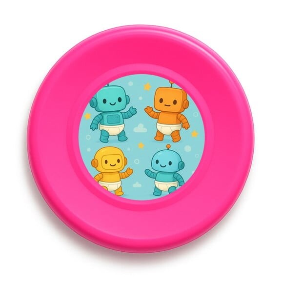 Disco de Arremesso Frisbee Robôs Baby