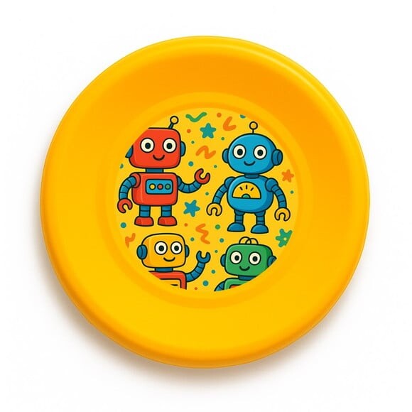 Disco de Arremesso Frisbee Robôs Divertidos