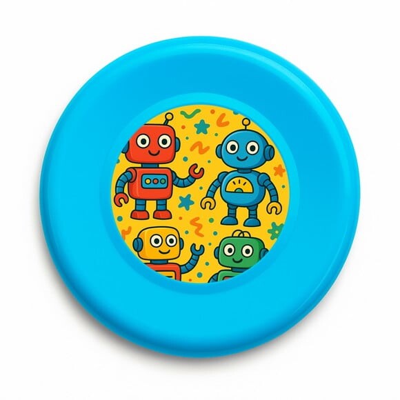 Disco de Arremesso Frisbee Robôs Divertidos