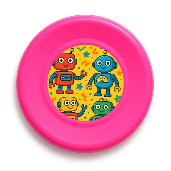 Disco de Arremesso Frisbee Robôs Divertidos