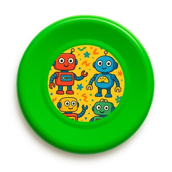 Disco de Arremesso Frisbee Robôs Divertidos