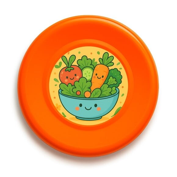 Disco de Arremesso Frisbee Salada Divertida