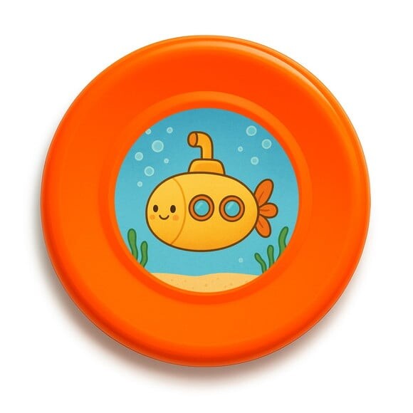 Disco de Arremesso Frisbee Submarino