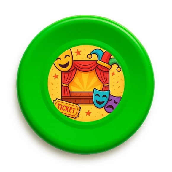 Disco de Arremesso Frisbee Teatro Infantil
