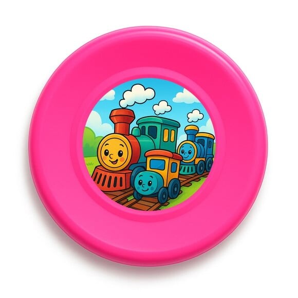 Disco de Arremesso Frisbee Trens Antigos