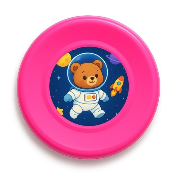 Disco de Arremesso Frisbee Ursinho Astronauta