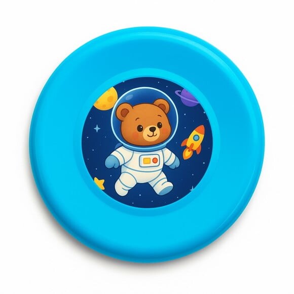 Disco de Arremesso Frisbee Ursinho Astronauta