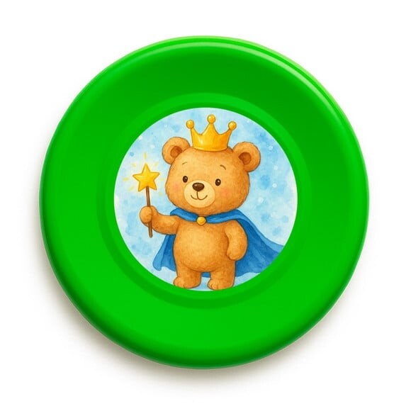 Disco de Arremesso Frisbee Ursinho Príncipe