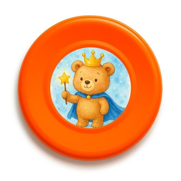 Disco de Arremesso Frisbee Ursinho Príncipe