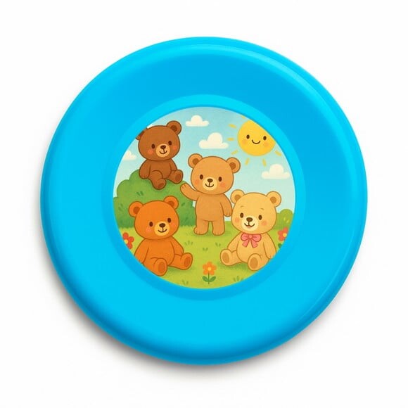 Disco de Arremesso Frisbee Ursinhos