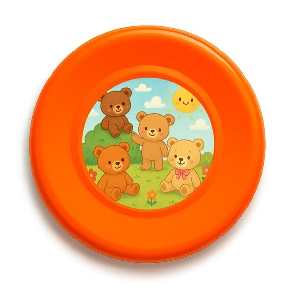 Disco de Arremesso Frisbee Ursinhos