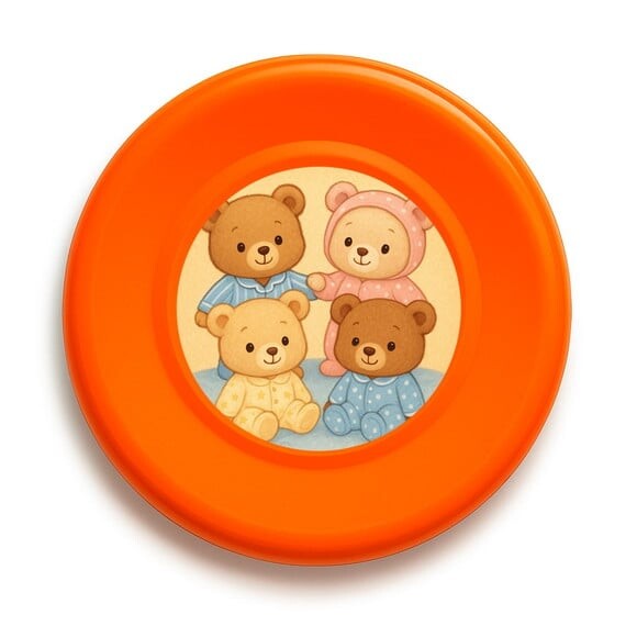 Disco de Arremesso Frisbee Ursinhos de Pijama