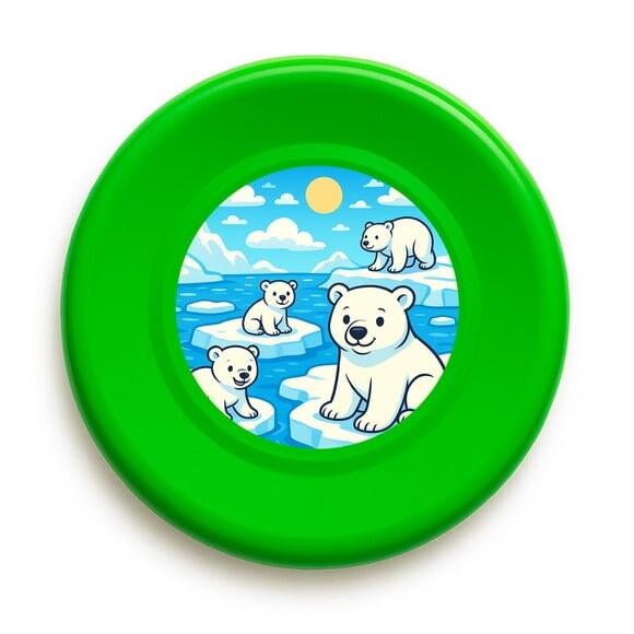 Disco de Arremesso Frisbee Ursos Polares