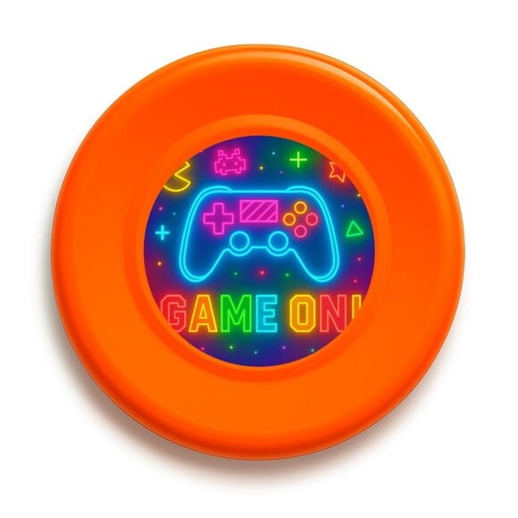 Disco de Arremesso Frisbee Video Game Neon