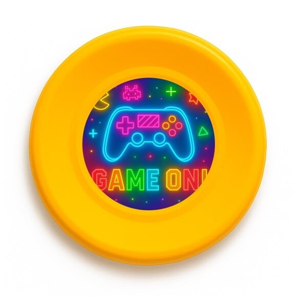 Disco de Arremesso Frisbee Video Game Neon
