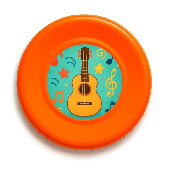 Disco de Arremesso Frisbee Violão