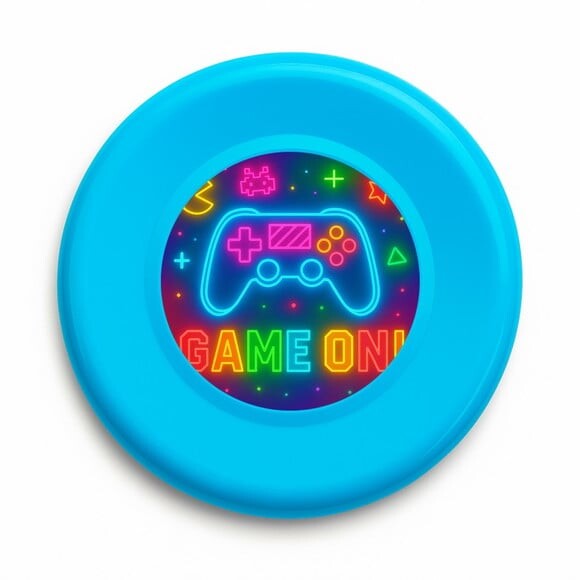 Disco de Arremesso Frisbee Video Game Neon