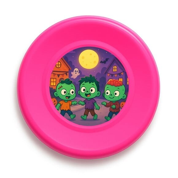 Disco de Arremesso Frisbee Zumbis Fofinhos