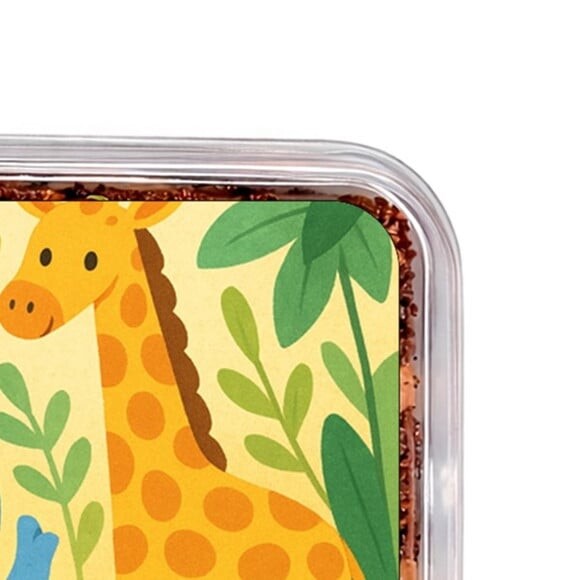 Embalagem Bolo Docinhos Personalizada Animais Exóticos