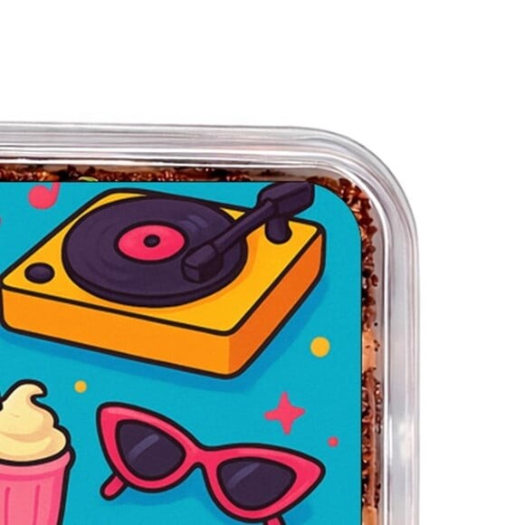 Embalagem Bolo Docinhos Personalizada Anos 50