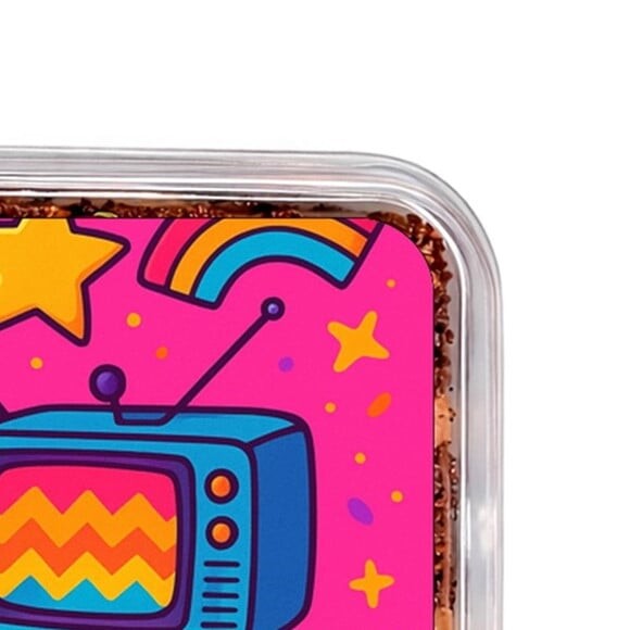 Embalagem Bolo Docinhos Personalizada Anos 80