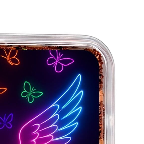 Embalagem Bolo Docinhos Personalizada Asas Neon
