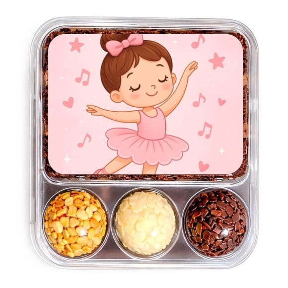 Embalagem Bolo Docinhos Personalizada Bailarina
