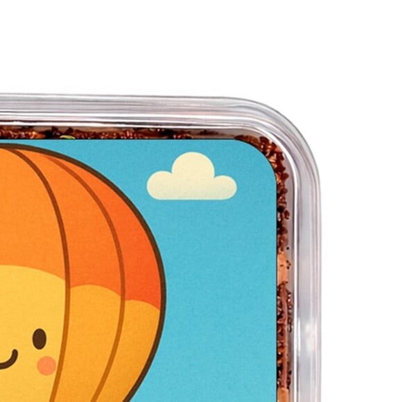 Embalagem Bolo Docinhos Personalizada Balão de Ar Quente