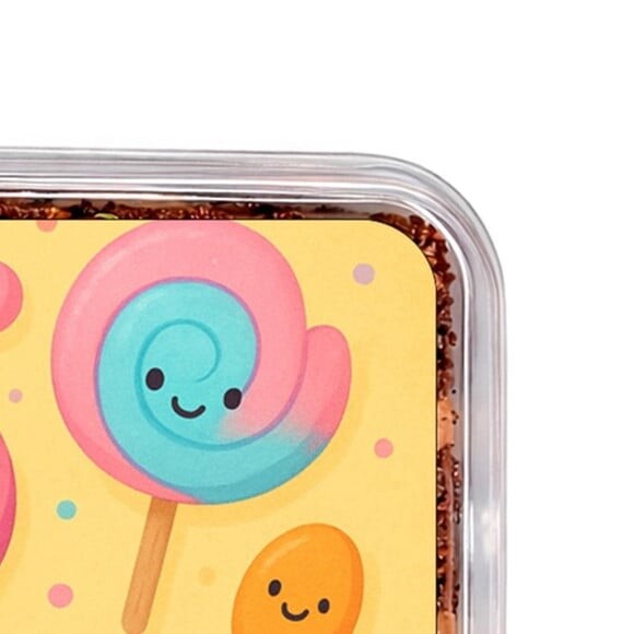 Embalagem Bolo Docinhos Personalizada Balas e Pirulitos