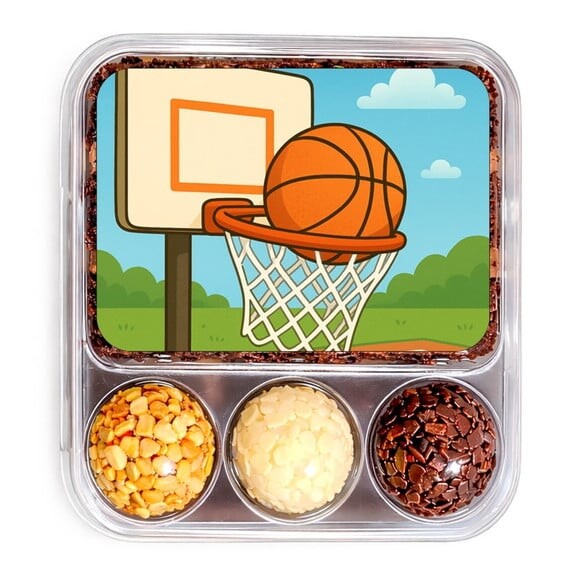 Embalagem Bolo Docinhos Personalizada Basquete