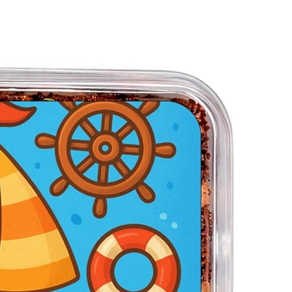 Embalagem Bolo Docinhos Personalizada Barquinho